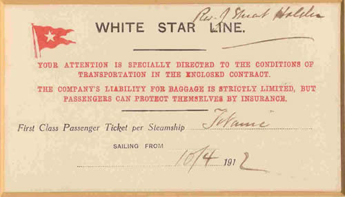 Titanic Ticket